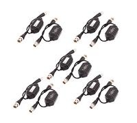 sourcing map 10Pcs Isolateur Boucle Vidéo Coaxial BNC Male Femelle Ballon CCTV pour