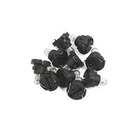 sourcing map 10pcs Jaune T4 LED Indicateur Tableau Bord pour Voiture Lampe feu Interne véhicule
