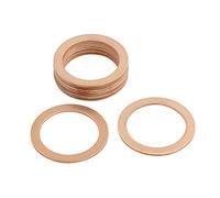 sourcing map 10pcs Joint Cuivre 22mm Dia Intérieur joint plat Bagues