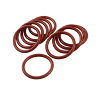 sourcing map 10Pcs Joint Torique anneau silicone industrielle Joint étanchéité 29mm x 35mm x 3mm