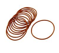 sourcing map 10Pcs Joint Torique Silicone industrielle 55mm x 60mm x 2.5mm