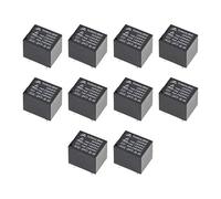 sourcing map 10pcs JQC-3FF-S-H DC 24V Bobine SPST 4 Broche PCB Relais puissance électromagnétique