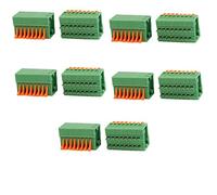 sourcing map 10Pcs KF141R 150V 2A 8P 2,54mm bornier à Ressort Montage CI