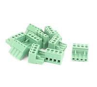 sourcing map 10Pcs KF2EDG 5,08 Emplacement 4 Pin Enfichable Blocs de jonction connecteur Socket