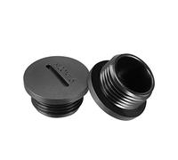 sourcing map 10pcs M20x1,5mm presse-étoupe fileté mâle nylon fin essorer Couvercle noir