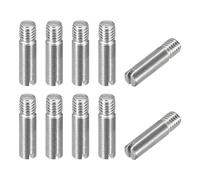 sourcing map 10Pcs M3 x 12mm Goupille Cylindrique Fendue
