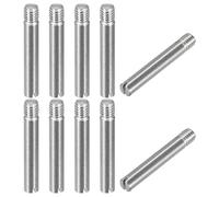 sourcing map 10Pcs M3 x 20mm Goupille Cylindrique Fendue en Acier Inoxydable 304, Goupille de Localisation à Filetage Externe pour Armoires de Meubles