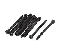 sourcing map 10pcs M3 x 40 mm Vis à tête hexagonale six pans creux cylindrique partiellement filetées boulon 20 mm de long