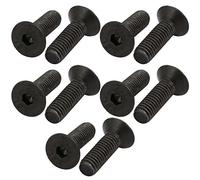 sourcing map 10pcs M5x16mm Vis à Filetage Gauche Tête Fraisée Six Pans Creux Boulon Fixation DIN7991