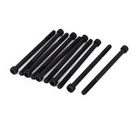 sourcing map 10pcs M6 x 95 mm Vis à tête hexagonale à six pans creux Boulons 12,9 en acier allié