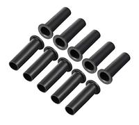 sourcing map 10pcs Manchon Cordon Protecteur Fil d'alimentation 54mm Noir | Démarrage Gaine Flexible PVC Passe-cable, longue