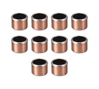 sourcing map 10pcs Manchon Roulement lisse alésage 6mmx8mm ODx6mm long douille envelop sans huile