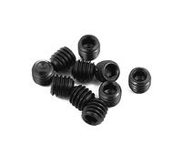 sourcing map 10Pcs Métal Noir 4mmx4mm vis à vis sans pour pièce rechange voiture RC
