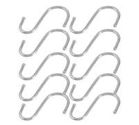 sourcing map 10Pcs Métal S Forme Cuisine Cuillère Casserole Suspendu Crochet Cintres