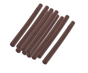 sourcing map 10pcs Mini bâtons de colle thermofusible adhésif marron 100mm x 7mm pour pistolet à colle thermofusible