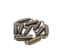 sourcing map 10pcs Moto Tuyau d'échappement Silencieuxe Ressorts de Crochet de Pivot Ton Argent