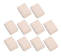 sourcing map 10Pcs Oreiller de Montre en Bracelet en Flanelle pour Présentoir de Bijoux Boîte de Rangement (2,87" X 1,73" X 1,34", Beige)