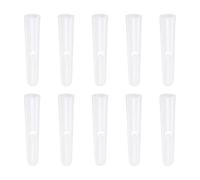 sourcing map 10pcs Parapluie Queue Tête Perles 4.6mm Trou Dia 35.7mm Longueur PP Plastique Parapluie Composants pour Pliant Parapluie Housse Pièces, Blanc