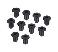 sourcing map 10Pcs Passe-Câble T-Forme Diamètre Installation 5mm, ID 3mm, Hauteur de 8.5mm Passe Fil Rondelle Caoutchouc de Protection Étanches et Flexibles pour Conduits de Câbles