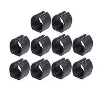 sourcing map 10pcs Patin Pied Chaise Tube Rond Embout Tube Pied Table Fauteuil Tampon Meuble Plastique U Forme Ronde 20mm Dia