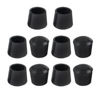 SOURCING MAP 10Pcs Pied Chaise Embout Bouchon Tampon Capuchon Protection Jambe Meuble Plancher en Caoutchouc 19mm Diamètre