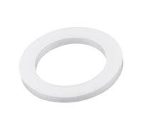 sourcing map 10pcs PTFE Plat Rondelle 3/4" Trou Bride Joint Blanc 16x24x2mm | 24mm Diamètre Externe 16mm Diamètre Interne 2mm Épais