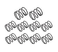 sourcing map 10Pcs Ressort de Compression 1.2mm Fil Diamètre 18mm OD Noir