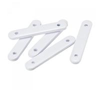 sourcing map 10Pcs Rideau Poids (40g) Draperie Fer Poids Blanc | pour Toilettes Domicile Rideaux Nappe Drapeau