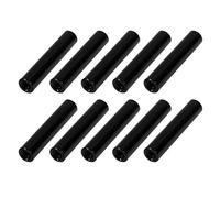 sourcing map 10Pcs M3 x 25mm Rond Aluminium Colonne Alliage Entretoise Espace Goujon Fixation pour Quadcopter Noir