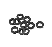 sourcing map 10pcs Rondelle Plate Joint Torique en Caoutchouc pour Tuyau Robinet Passe-fil 7 x 12 x 3mm
