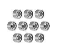 sourcing map 10pcs Roulement à Billes à Gorge Profonde 2x5x2.5mm MR52ZZ Double Blindage ABEC-3 Roulement