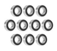 sourcing map 10pcs Roulement à Billes à Gorge Profonde 688-2RS 8x16x5mm Scellé Double GCr15