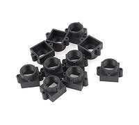 sourcing map 10Pcs S Support M12 Planche Lentille Support 20mm Vis Spacing Noir pour CCTV Caméra