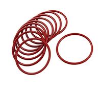 sourcing map 10Pcs Silicone Joint Torique Joint d'étanchéité Rondelle 49mm x 55mm x 3mm