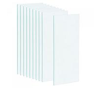 sourcing map 10Pcs Soudage Casque Interne Couverture Lentille 3.94"x1.85"x0.03" pour Assombrissement Soudage Filtre Protection Lentille Remplacement, Transparent