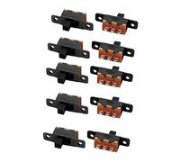 sourcing map 10Pcs SS-12F16 2 3P interrupteur à glissière miniature SPDT