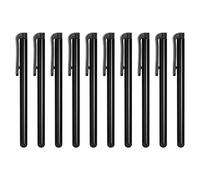 sourcing map 10pcs Stylet Stylos pour Écrans Tactiles Universel Capacitif Stylet Crayon Sensibilité pour Téléphone Tablette Tout Capacitif Écran Tactile Dispositif, Noir