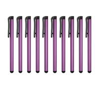 sourcing map 10pcs Stylet Stylos pour Écrans Tactiles Violet | Universel Capacitif Stylet Crayon Sensibilité pour Téléphone Tablette Tout Capacitif Écran Tactile Dispositif