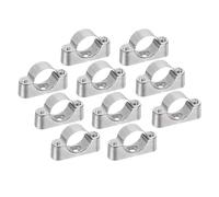 sourcing map 10Pcs Support De Tuyau Support De Tuyau Collier De Serrage Pour Tuyau De 1-1/4" (32mm) Fixation Murale Fixation Au Plafond Sangles De Tuyau Rigide Pour Tuyau En Métal Pvc