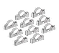 sourcing map 10Pcs Support De Tuyau Support De Tuyau Collier De Serrage Pour Tuyau De 1" (25mm) Fixation Murale Fixation Au Plafond Sangles De Tuyau Rigide Pour Tuyau En Métal Pvc