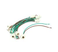 sourcing map 10pcs T10 W5W Ampoule Lampe Prise Connecteur fil porteur 14cm pour Moto