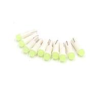 sourcing map 10Pcs T5 Base céramique 12V 0.5W LED Bleu Glace Tableau Bord Voiture Ampoule