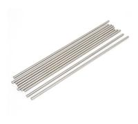 sourcing map 10pcs Tige Acier 3 mm de diamètre et 16 cm de long rondes en acier inoxydable pour hélicoptère RC