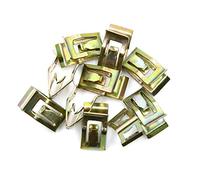 sourcing map 10pcs Ton Bronze Voiture Console Panneau Instrument Clip retenue métals