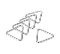 sourcing map 10pcs Triangle Anneau Boucle 1.46"(37mm) Interne Largeur