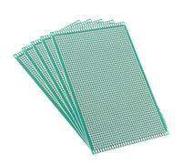 sourcing map 10x15cm Carte de Prototypage PCB Prototype Plaque Circuit Imprimé Simple Face Universel souder bricolage 5Pcs