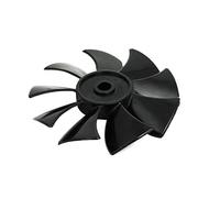 sourcing map 1100W/1500W 135mm diamètre 9 compresseur air Pale Ventilateur Remplacement Noir