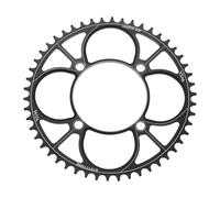 sourcing map 110BCD Plateau de vélo 50T 7/8/9/10/11/12 vitesses 207,82 mm de diamètre rond en aluminium à dents larges pour VTT vélo de route, noir