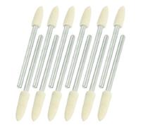 sourcing map 12 Pcs Outil polissage 4mm 3mm Cône feutre pour perceuse électrique