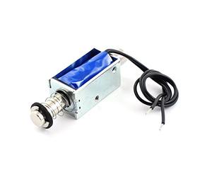 sourcing map 12 V 1 A 12 W 5 mm 40 g Open Frame Push Pull type DC Solenoid Électroaimant